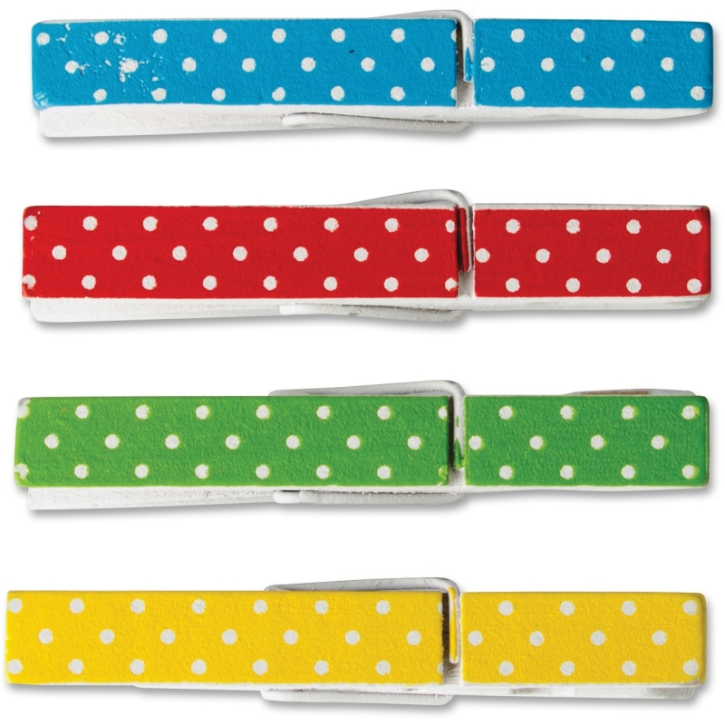 Teacher Created Resources Polka Dots Clothespins 20671 TCR20671
