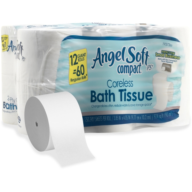Angel Soft PS Coreless Bath Tissue 1937300 GPC1937300