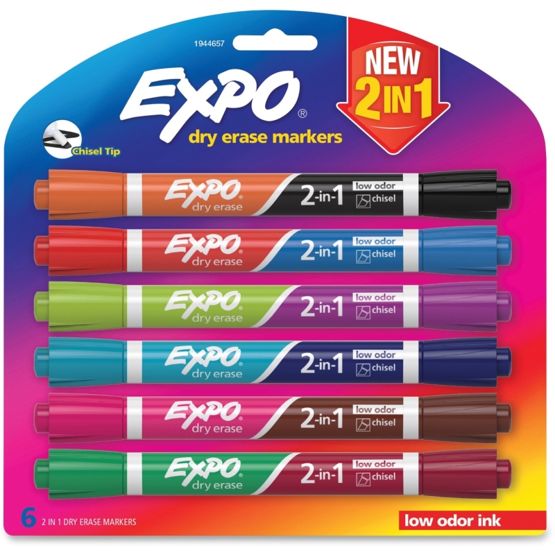 Expo Dual 2-in-1 Dry Erase Markers 1944657 SAN1944657