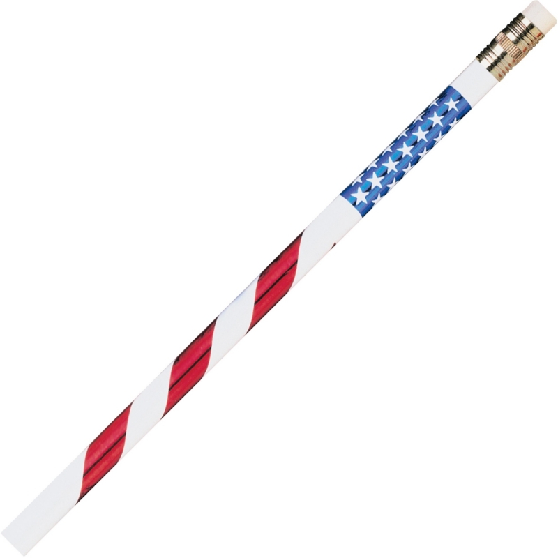 Moon Products Stars & Stripes Themed Pencils 7856B MPD7856B