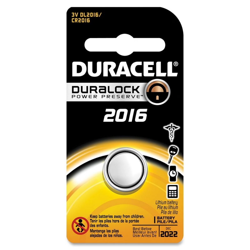 Duracell Lithium General Purpose Battery DL2016BPK DURDL2016BPK
