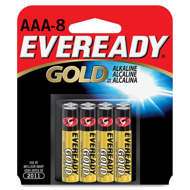 Eveready Alkaline AAA Size General Purpose Battery A92BP-8 EVEA92BP8