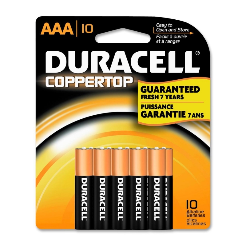 Duracell CopperTop General Purpose Battery MN2400B10Z DURMN2400B10Z MN1500B10Z