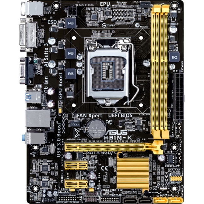 Asus Desktop Motherboard H81M-K/C/SI