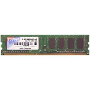 Patriot Memory Signature 4GB DDR3 SDRAM Memory Module PSD34G13332