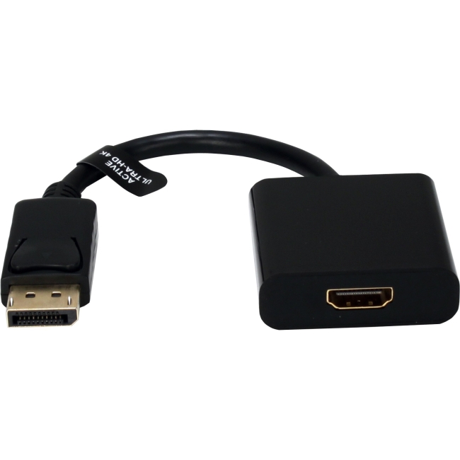 QVS DisplayPort Male to HDMI Female A/V Eyefinity Active Adaptor DPHD-AMF