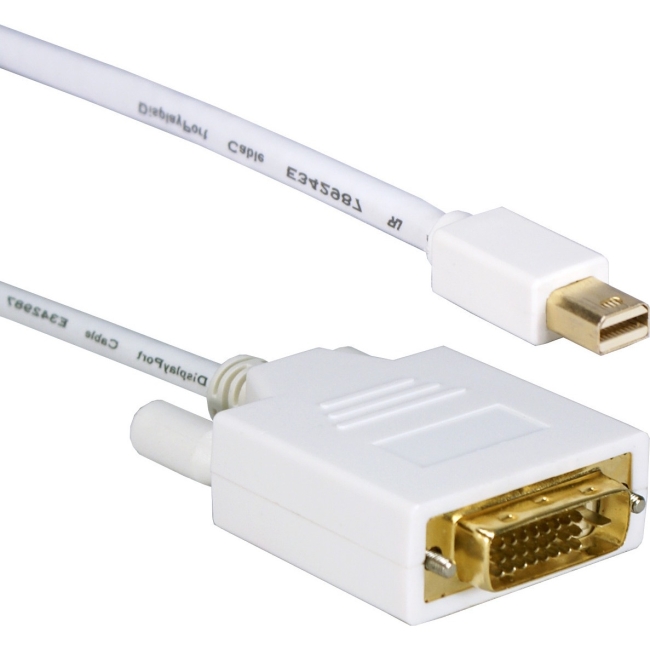 QVS 6ft Mini DisplayPort to DVI Digital Video Cable MDPDVI-06