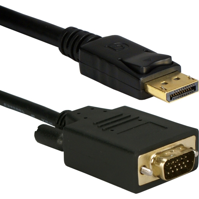 QVS 3ft DisplayPort to VGA Video Cable DPVGA-03