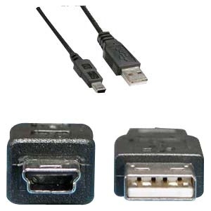 Unirise USB Data Transfer Cable USB-ABMN-03F