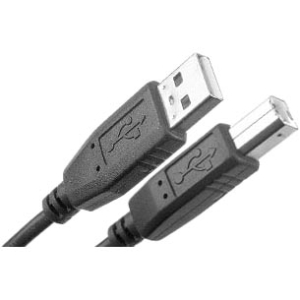 Link Depot USB 2.0 Type A to Type B Cable USB-15-AB-BK