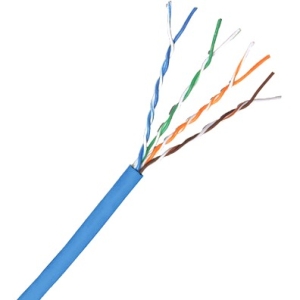 Comprehensive Cat 6 550 MHz UTP Solid Blue Bulk Cable 1000ft CAT6B-1000