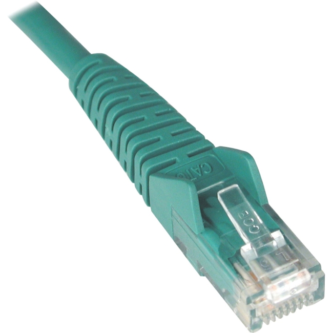 Tripp Lite Cat5e 350MHz Snagless Molded Patch Cable (RJ45 M/M) - Green, 6-ft. N001-006-GN