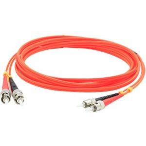 AddOn 20m Multi-Mode Fiber (MMF) Duplex ST/ST OM1 Orange Patch Cable ADD-ST-ST-20M6MMF