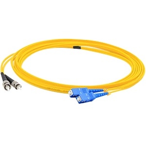AddOn 4m Single-Mode Fiber (SMF) Duplex ST/SC OS1 Yellow Patch Cable ADD-ST-SC-4M9SMF