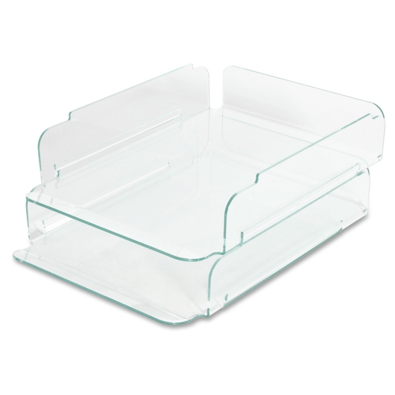 Lorell Stacking Letter Trays 80655 LLR80655