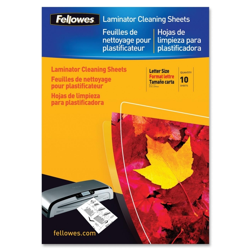 Fellowes Laminator Cleaning Sheets 10pk 5320603