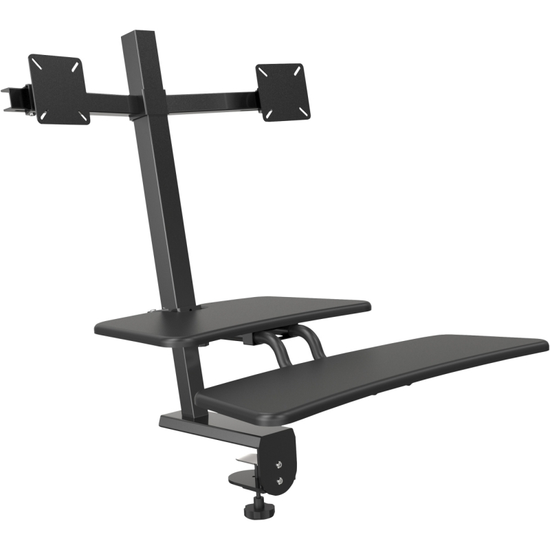 Balt Up-Rite Desk Mounted Sit/Stand Workstation - Dual Monitor 90531