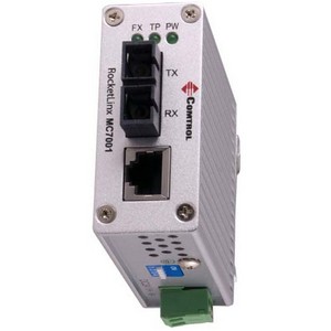 Comtrol RocketLinx Fast Ethernet Media Converter 32020-3 MC7001