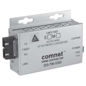 ComNet Electrical to Optical Media Converter CNFE1002SAC1B-M