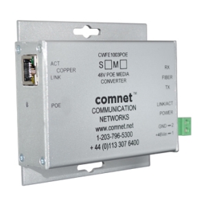 ComNet Ethernet Media Converter CWFE1005POEMHO-M