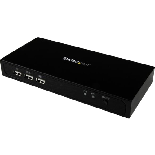 StarTech.com 2-port DisplayPort KVM switch - USB 2.0 - 4K SV231DPU2