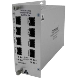 ComNet 8 Port 100 Mbps Ethernet Unmanaged Switch with 8 FX SFP Ports CNFE8FX8US