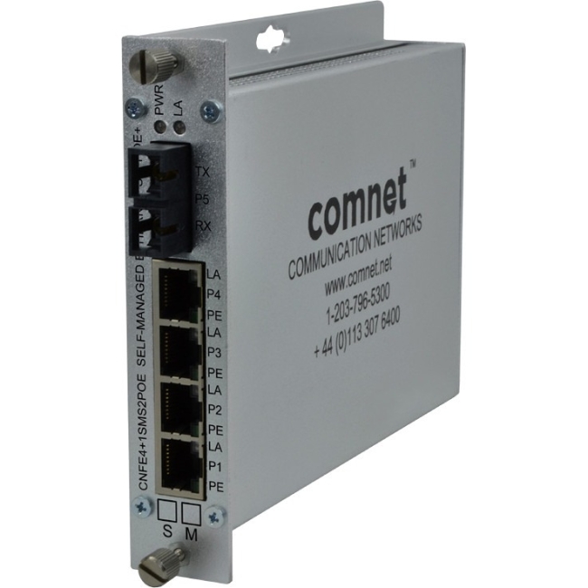 ComNet Ethernet Switch CNFE4+1SMSM2POE CNFE4+1SMS(M,S)2POE