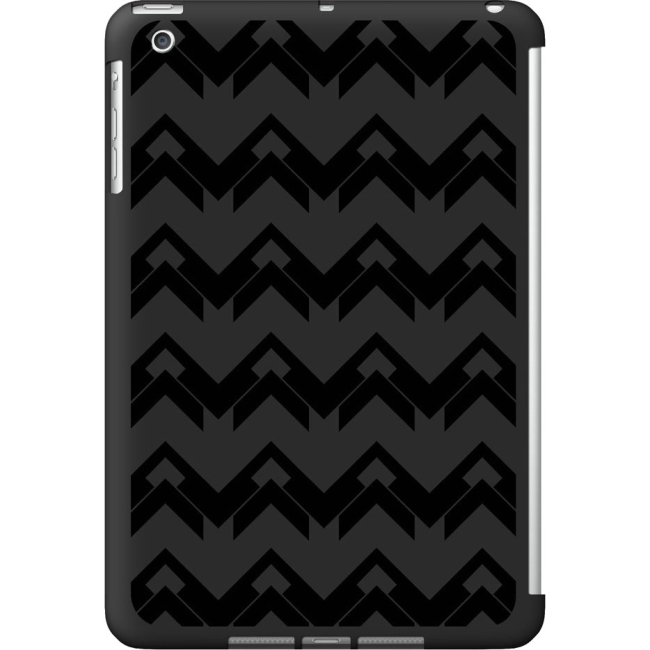 OTM iPad Mini Black Matte Case Black/Black Collection, Herringbone IMV1BM-BOB-02
