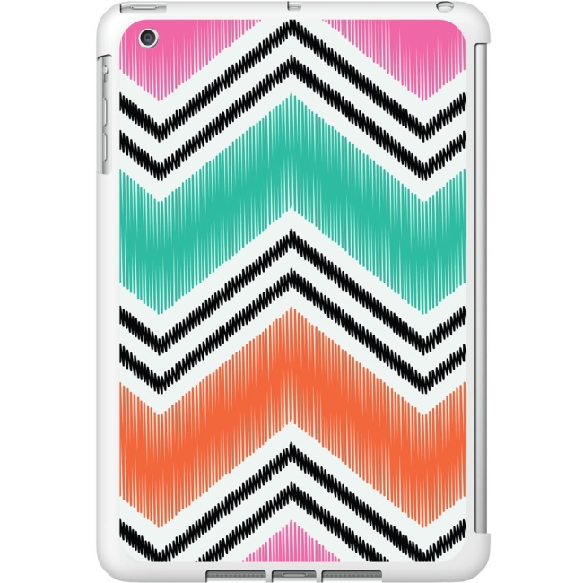 OTM iPad Mini White Glossy Case Bold Collection, Pink IMV1WG-BLD-01