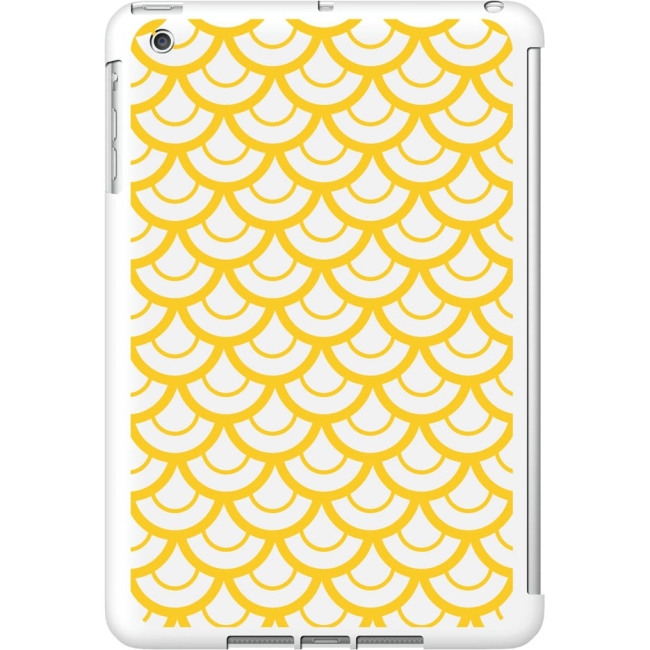 OTM iPad Mini White Glossy Case Elm Bold Collection, Yellow IMV1WG-LMB-03