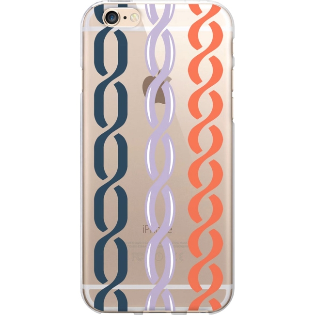 OTM iPhone 6 Clear Case Hipster Collection, Nautical Links IP6V1CLR-HIP-12