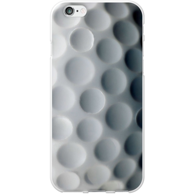 OTM iPhone 6 White Glossy Case Rugged Collection, Golf Ball IP6V1WG-RGD-02