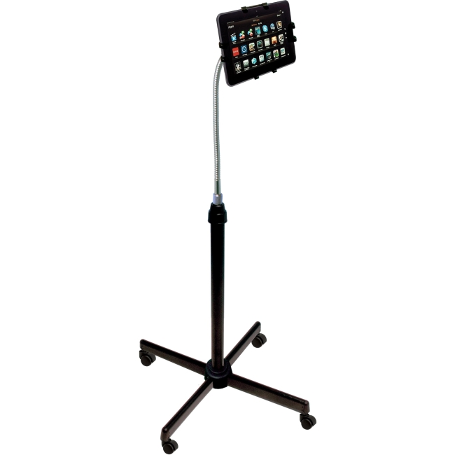 CTA Digital Universal Height-Adjustable Gooseneck Stand with Casters PAD-UAFS