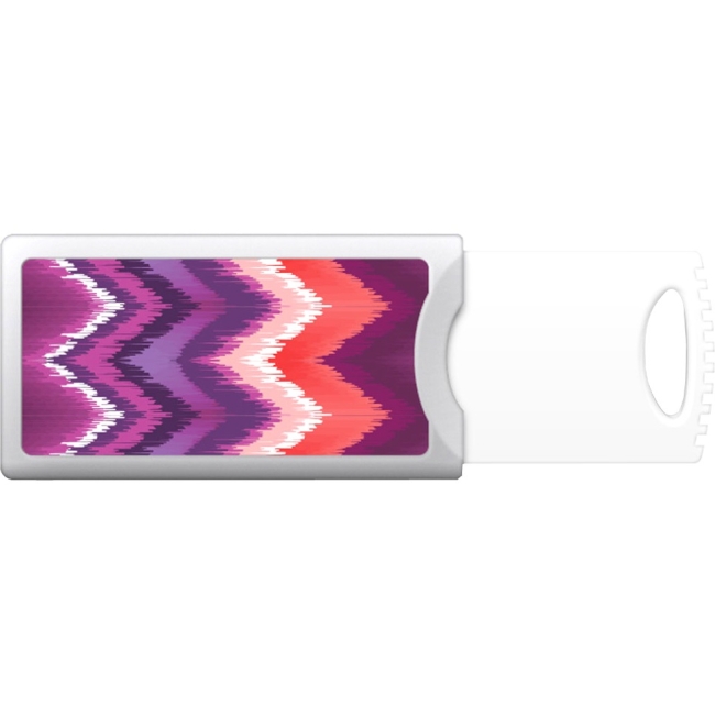 OTM 8GB Push USB Bold Collection, Peach/Purple S1-U2P1BLD03-8G
