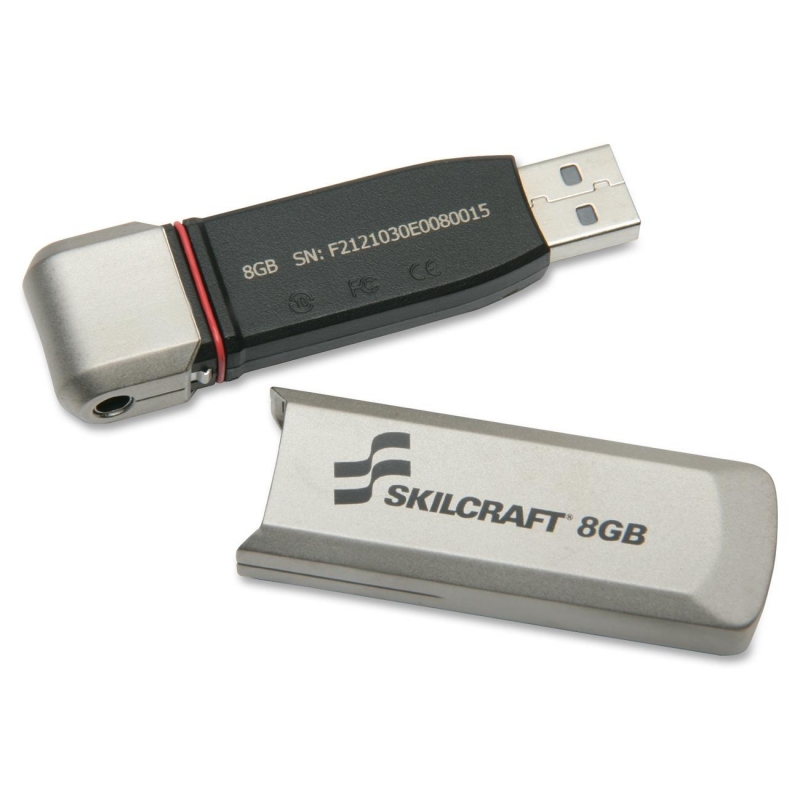 SKILCRAFT 8GB USB 2.0 Flash Drive 7045015999351 NSN5999351