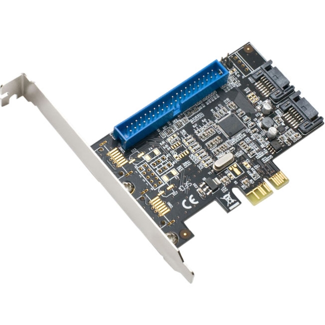 SYBA Multimedia Combo SATA III (6.0Gbps) + IDE Ports (2+1) PCI-Express RAID 0, 1 Card SD-PEX40035