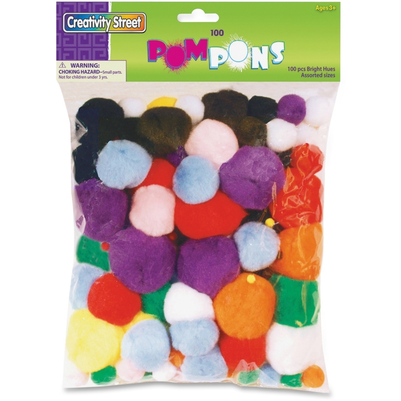 ChenilleKraft Bright Hues Pom Pons 811201 CKC811201