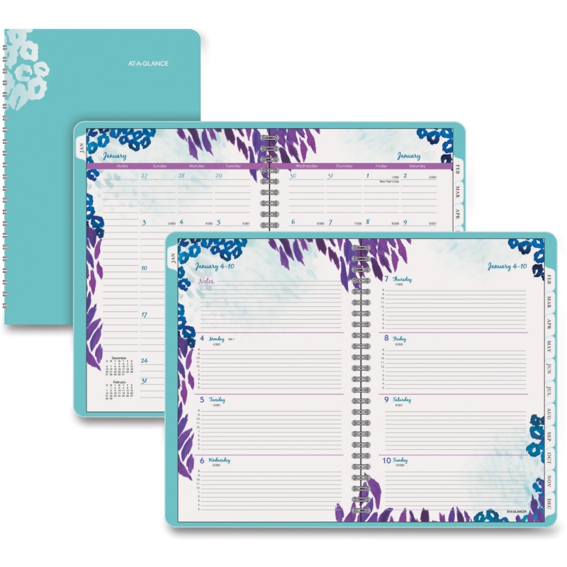 At-A-Glance Wild Washes Weekly/Monthly Desk Planner 523200 AAG523200