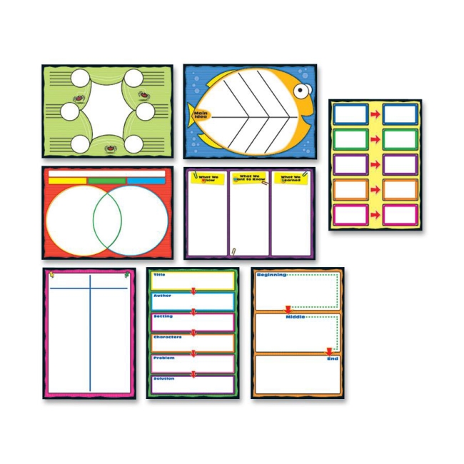 Carson-Dellosa Graphic Organizers Bulletin Board Set 110161 CDP110161