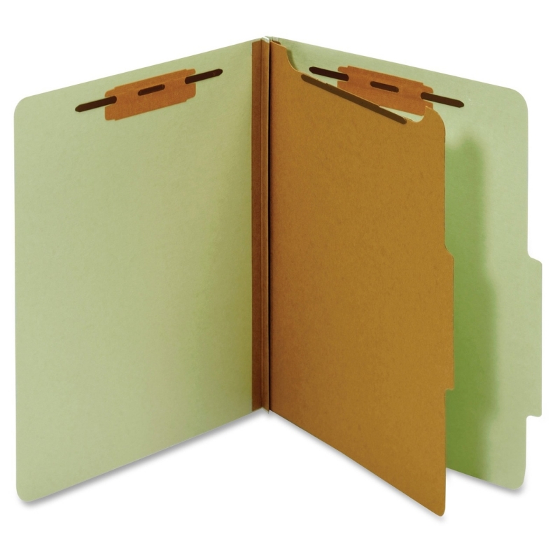 Globe-Weis Letter Classification Folder With Divider PU41 GRE PFXPU41GRE