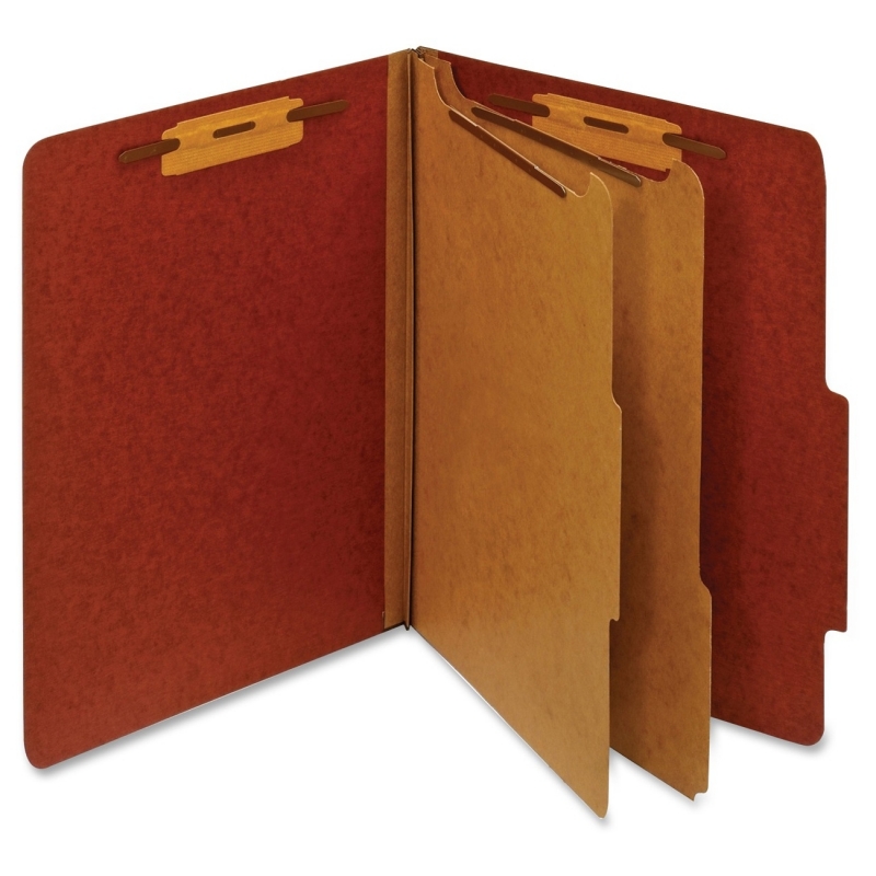 Globe-Weis Classification Folder With Divider PU61 RED PFXPU61RED