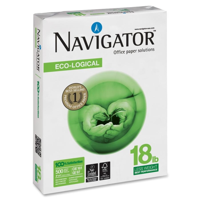 Navigator Navigator Eco-Logical Copy Paper NEL1118F SNANEL1118F