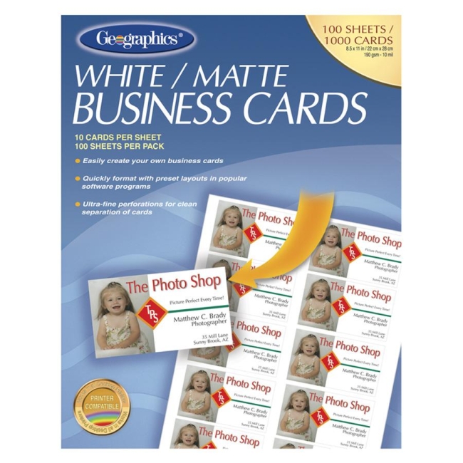 Geographics Royal Brites Business Card 46102 GEO46102