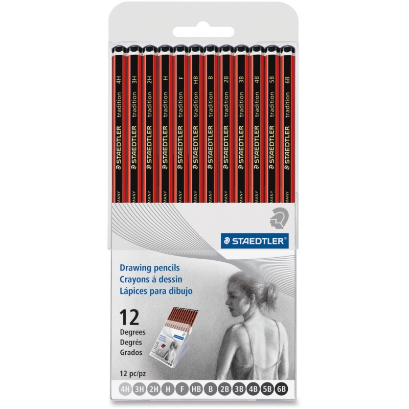 Staedtler Tradition Drawing Pencils 110SCB12A6 STD110SCB12A6