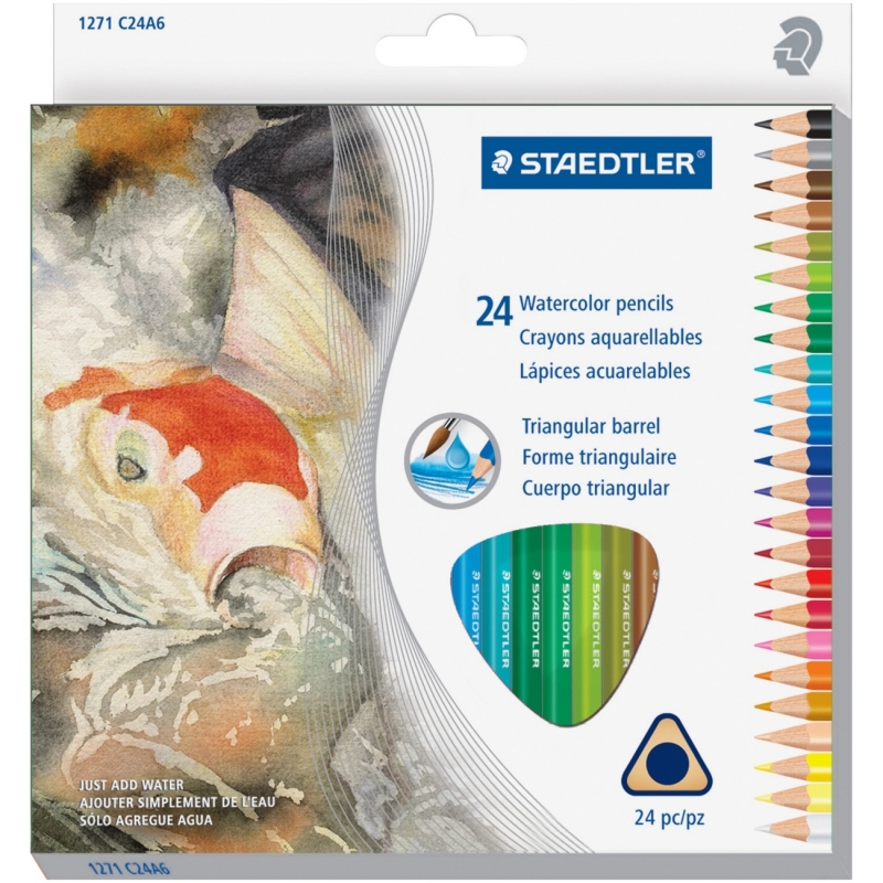 Staedtler Watercolour Pencils Set 1271C24A6 STD1271C24A6