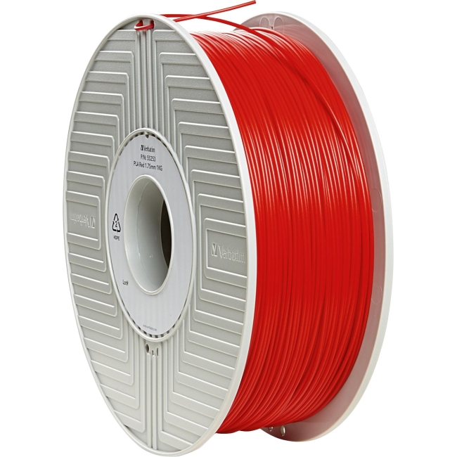 Verbatim PLA 3D Filament 1.75mm 1kg Reel - Red 55253