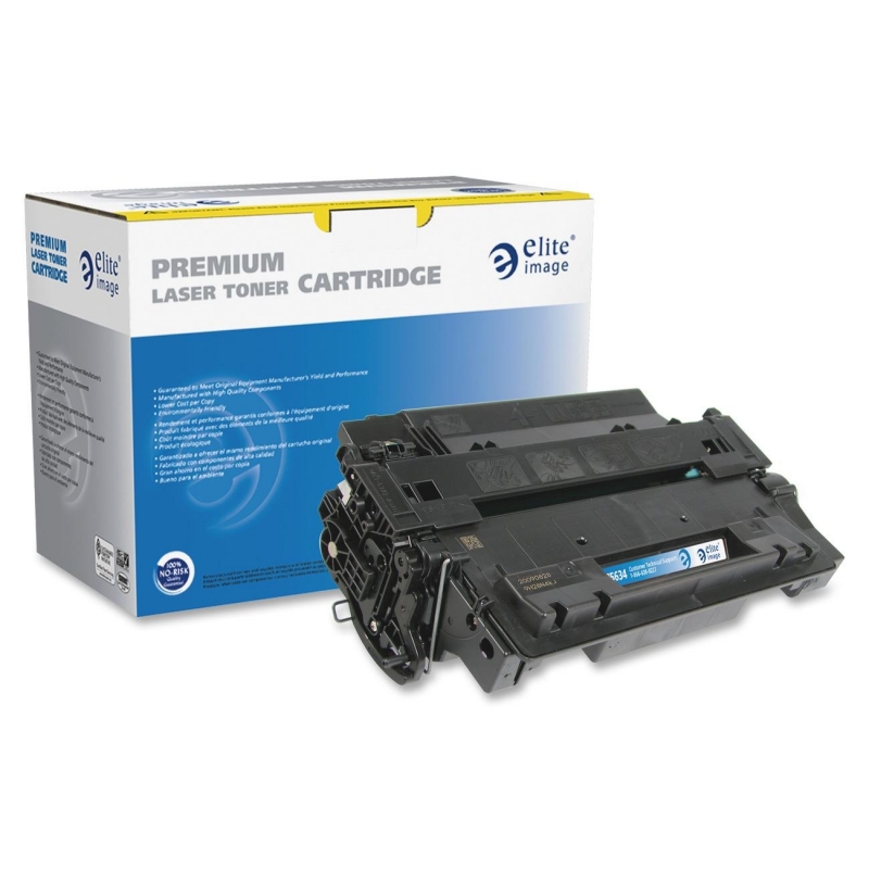 Elite Image Remanufactured High Yield Toner Cartridge Alternative For HP 55X (CE255X) 75634 ELI75634