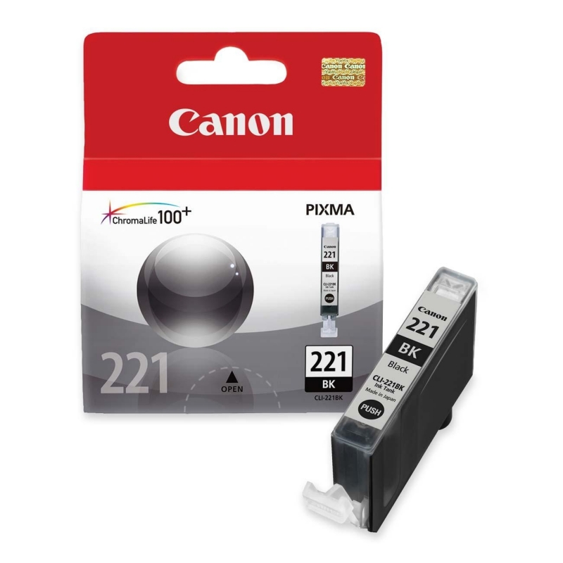 Canon Black Ink Cartridge CLI-221BK CNMCLI221BK