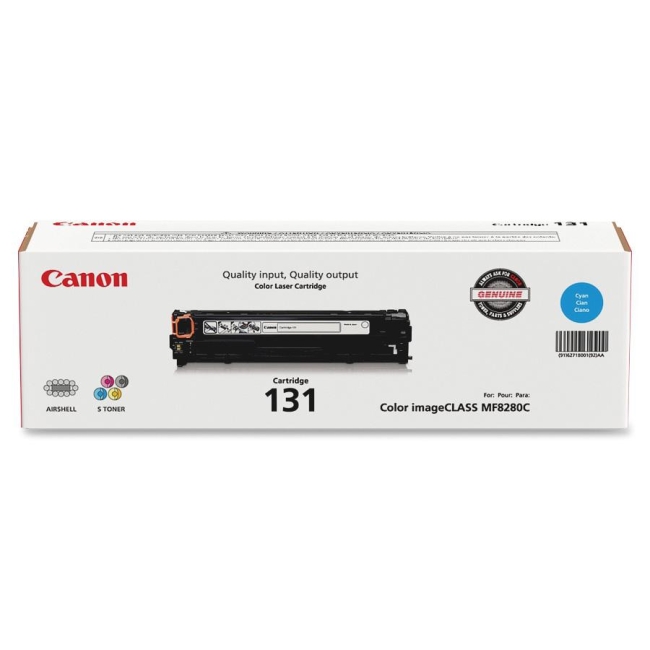 Canon Laser Printer Toner Cartridge CRTDG131C CNMCRTDG131C 131