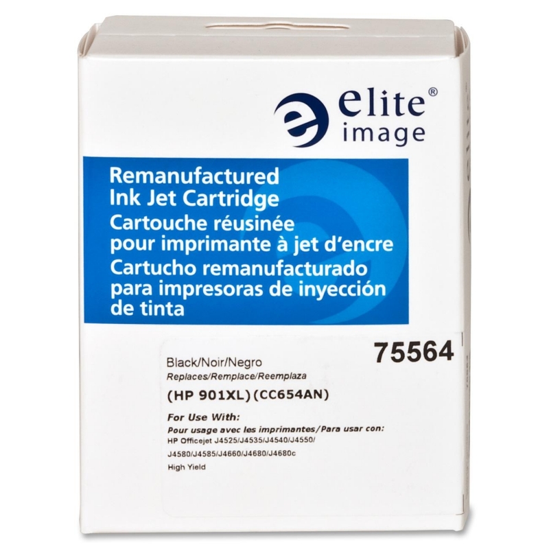 Elite Image Remanufactured High Yield Ink Cartridge Alternative For HP 901XL (CC654AN) 75564 ELI75564